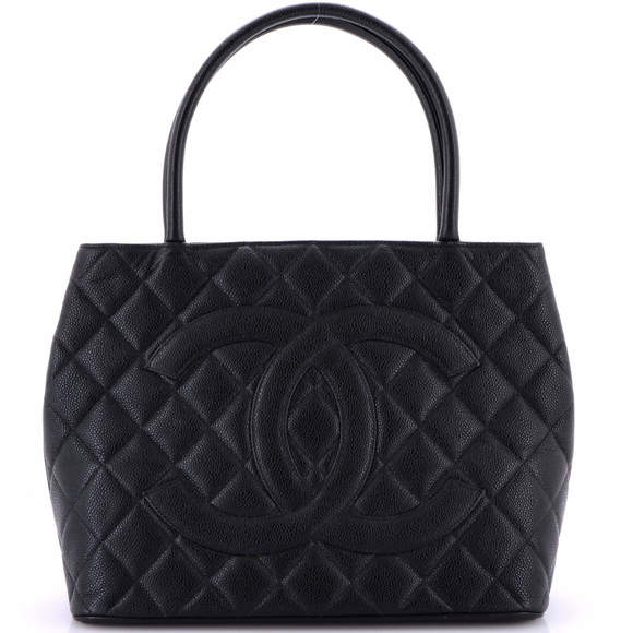 Chanel Medallion Tote Quilted Caviar - Picture 1 of 5